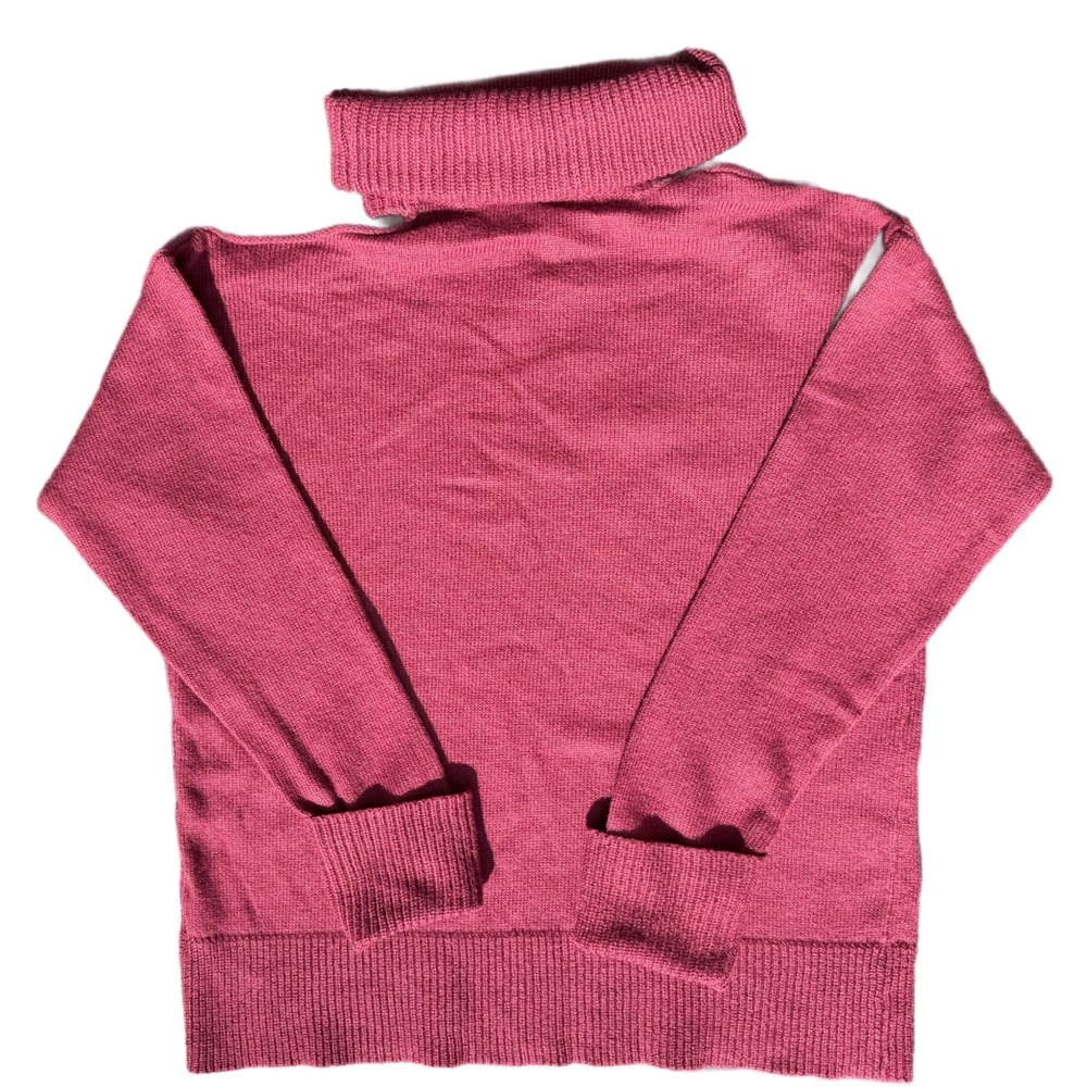 1 State womens pink funnel neck knit sweater size small new with tags - Picture 2 of 7